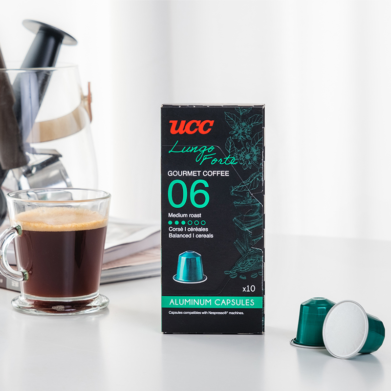 悠诗诗（UCC）咖啡品鉴师系列胶囊咖啡06号 大杯馥特适配Nespresso机型  10粒装