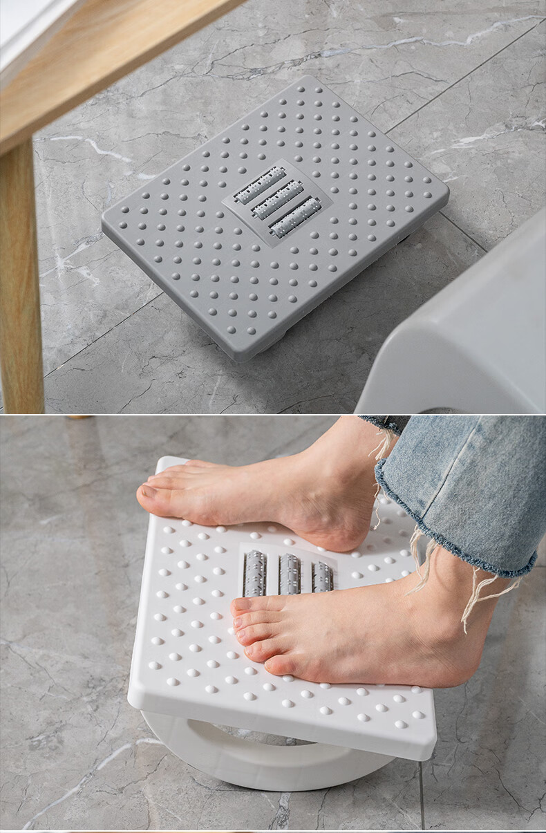 Haoer Office Footrest, Creative Home Sofa Leg Rest, Adjustable Triangular Foot Stool 17