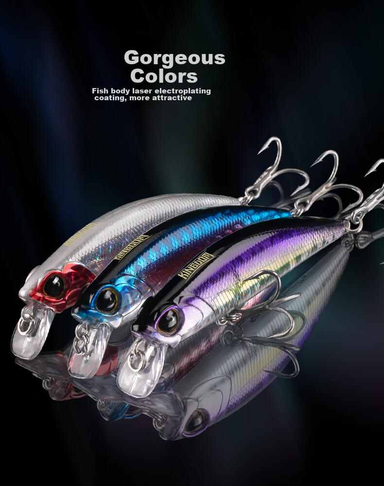 Guowangliya Rice Noodle Sinking Lure with Vibrating Tail, Sinking Lure for Freshwater Bass, Bionic Artificial Bait 8