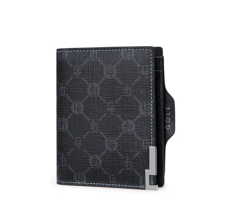 GOLF Men's Wallet with Multiple Card Slots, Short Style Wallet for Men's Driver's License And ID Cards, Printed Card Holder, Business Card Holder 15
