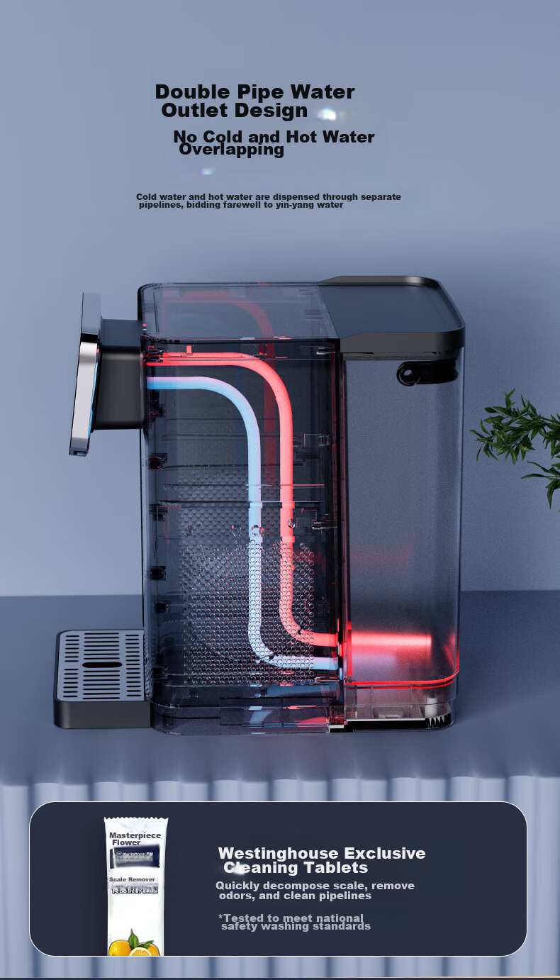 Westinghouse Instant Cooling And Heating Water Dispenser Manhattan Compact Home Water Dispenser for Milk And Boiling Water Office Living Room Desktop Tabletop Hot And Cold Water Dispenser W4S Pro 13