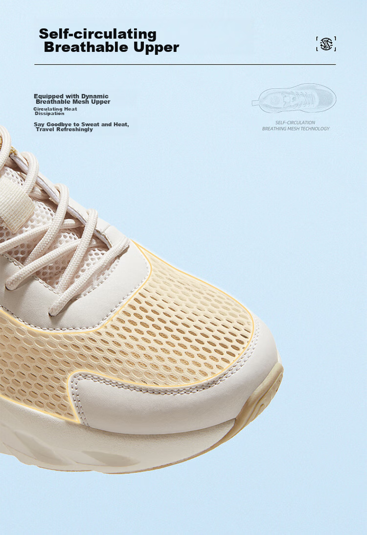 CAMEL Outdoor Breathable Casual Shoes for Men And Women, Non-Slip Sports Running Shoes with Hollow Design F13M303020 6