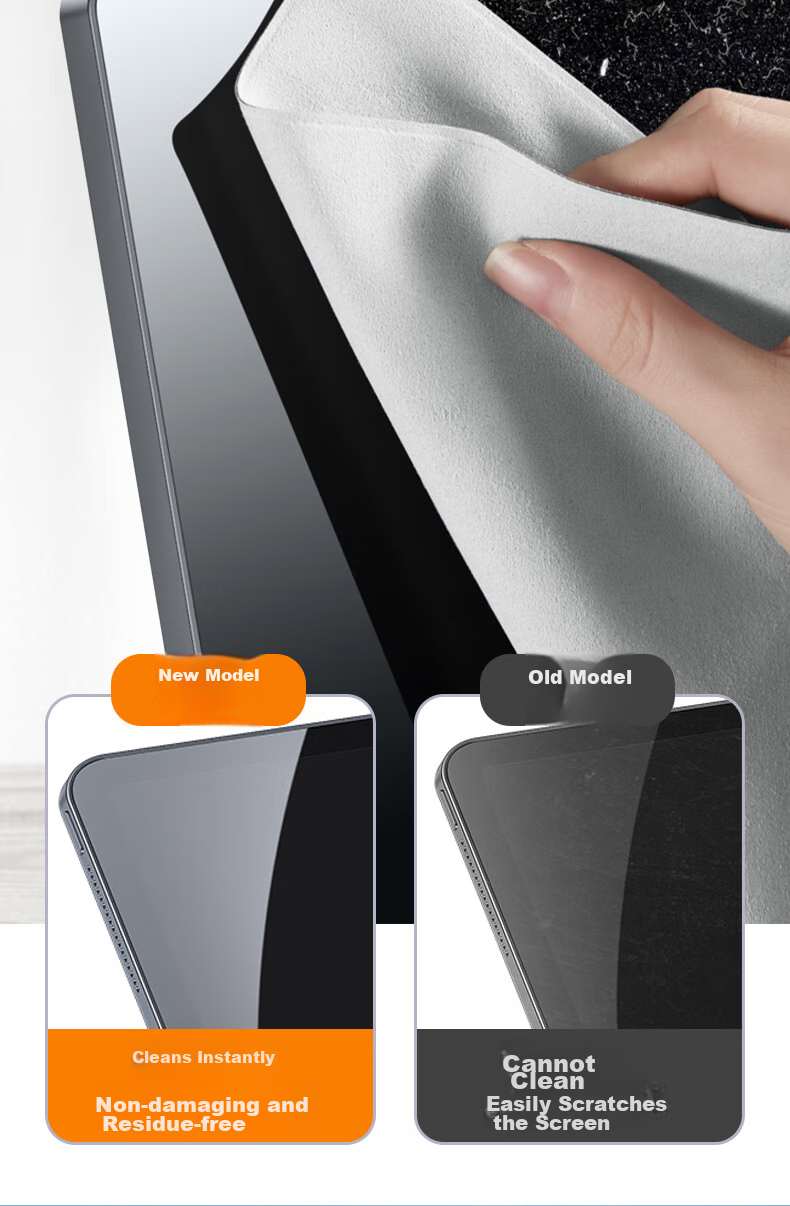 Masentek Screen Protection Cloth, Apple-Specific, Double-Layer Thickened, High-Density Microfiber, Screen-Friendly, Suitable for IPhone, IPad, MacBook AirPods, Washable 8