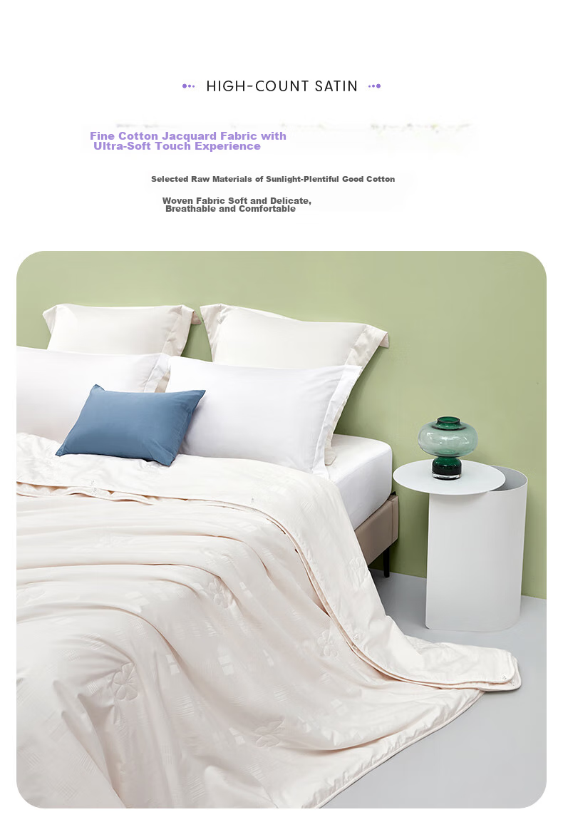 Luolaikids Silk Quilt, Maternal And Infant Class A Pure Cotton Silk Double-Sided Comforter, Kindergarten Single Bed Quilt Insert 150*215 11