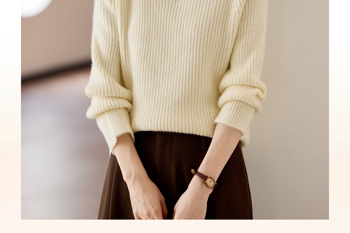 She Enjoy Christmas Round Neck Knit Sweater Women's Party Red Sweater Women's Color Dot Design Knit Top T53Z096 5