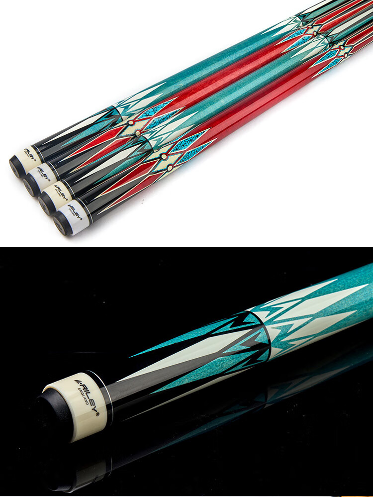RILEY Pool Cue RMP-1, Chinese 8-Ball American 9-Ball Cue, Big Head Eight-Ball Black Eight Scoring Pool Cue, 12.75 Inches 7