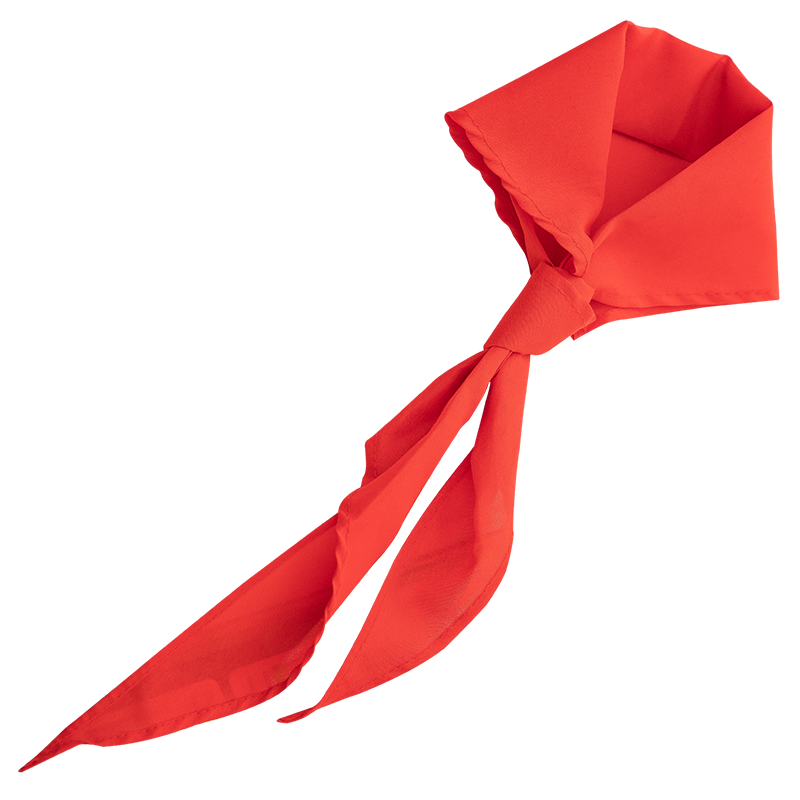 Deli Pure Cotton Red Scarf Young Pioneers Red Scarf for Primary School Students 1m Single Piece 50552