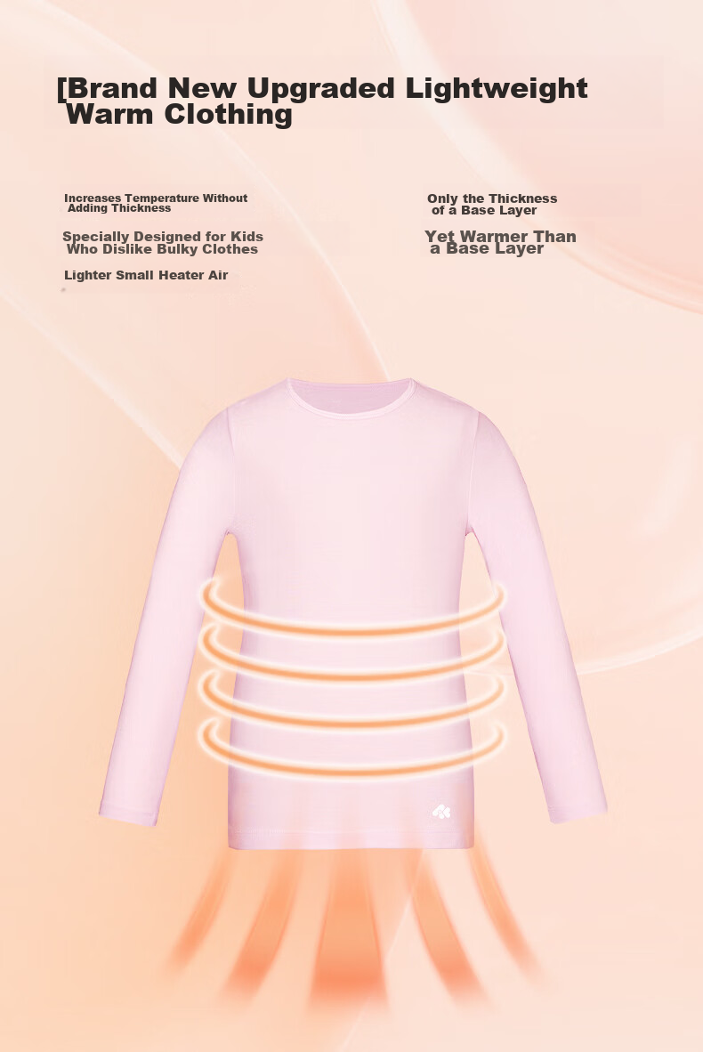Aimer Kids Thermal Underwear for Girls, Moisture-Wicking And Heat-Generating, Light Warmth Autumn Top And Bottom Set, Purple Striped, Size 130 3