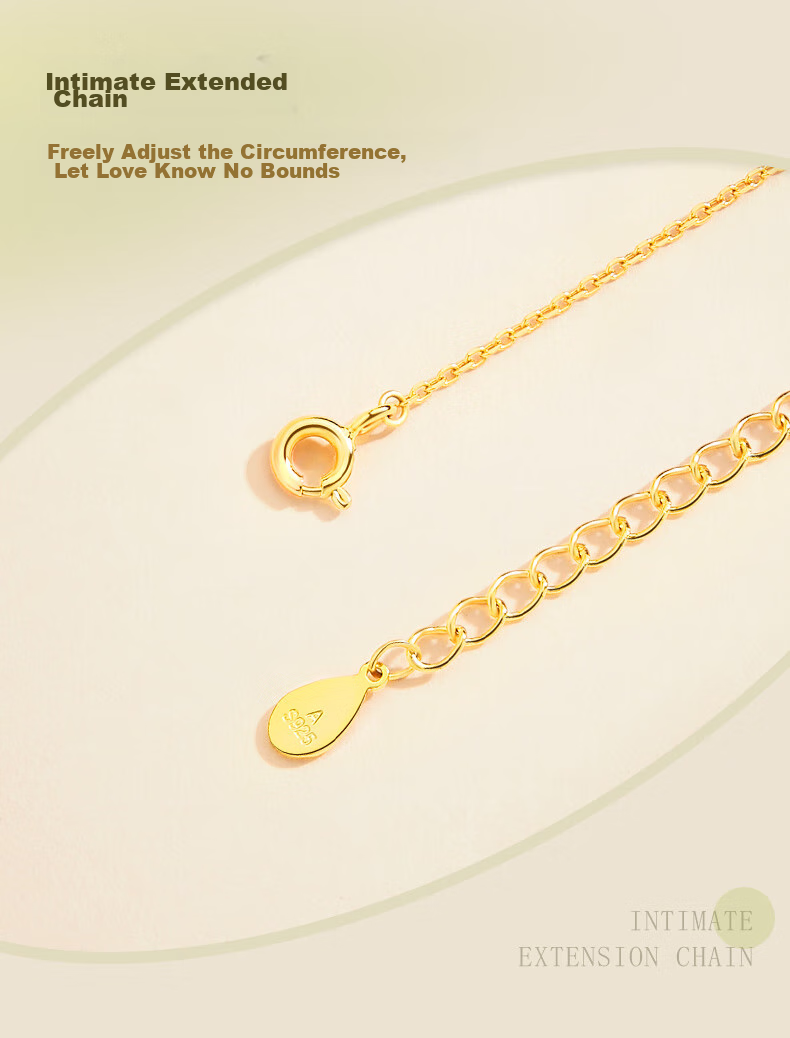 GLTEN Swarovski Zirconium Silver Necklace for Women, 2026 New Mid-Autumn Festival Birthday Gift for Girlfriend Or Wife 8