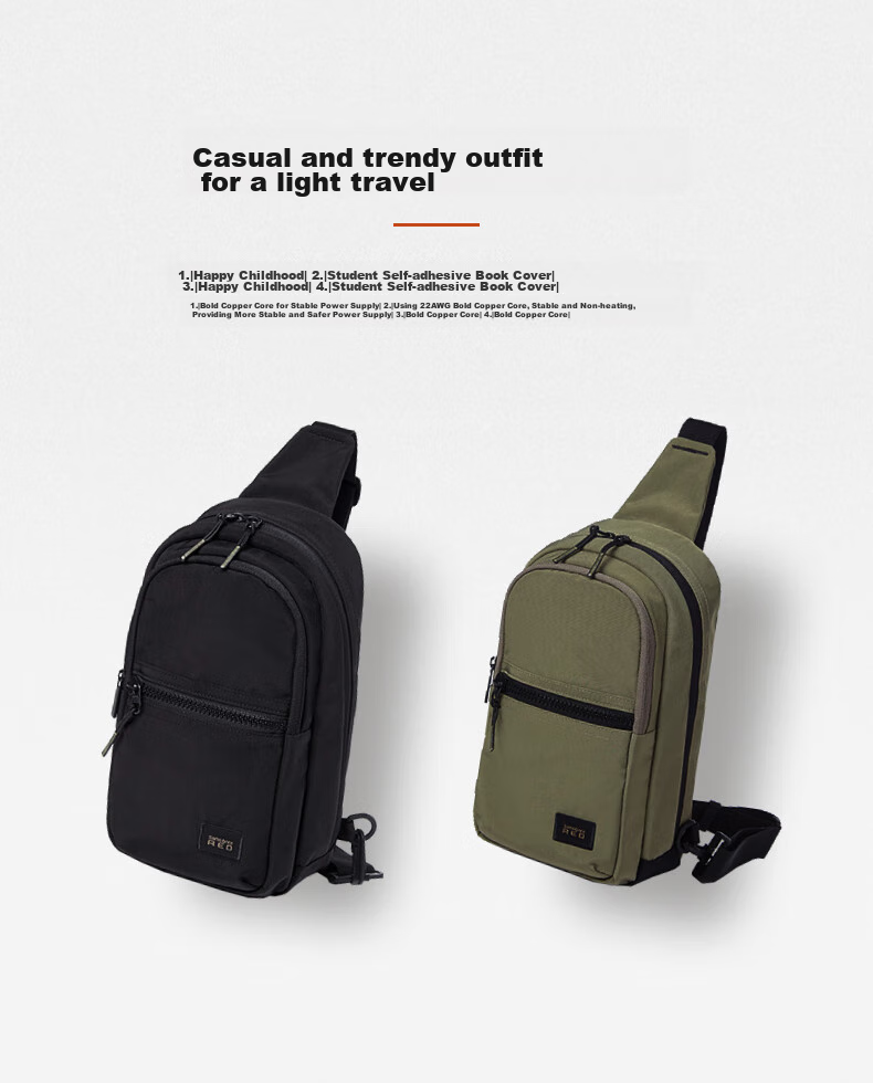 Xinxiuli Men's Chest Bag And Waist Pack, Fashionable Multifunctional Outdoor Chest Crossbody Bag, Birthday Gift, UD3*09005 Sports 3