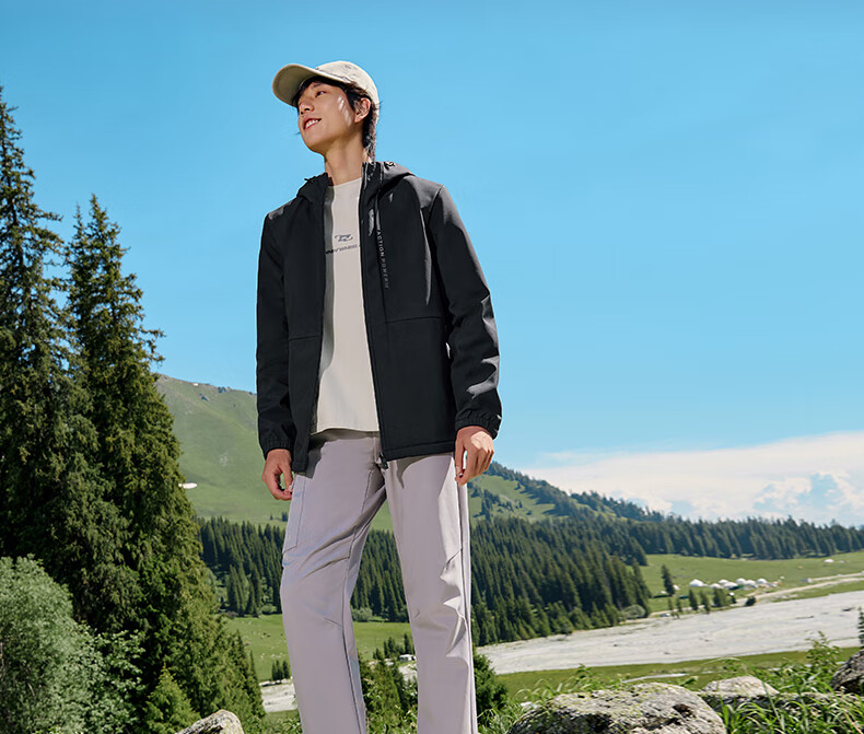 361° Men's Spring Jacket, Triple Protection, Fleece-Lined Sports Casual Windbreaker Fleece Coat, 652544605D-2 5