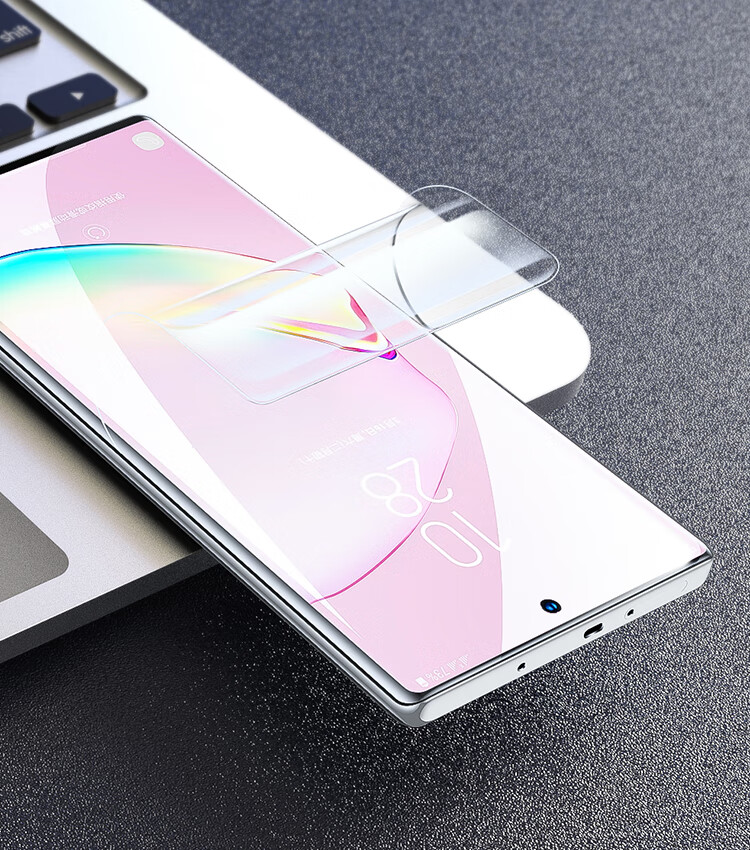 Yisika [Ultra-Fast Repair 2 Pieces] Suitable for Samsung Galaxy Note 20 Ultra Hydrogel Soft Film, Phone Screen Protector, High-Definition Full-Screen Non-Tempered Glass Fully Adhesive Anti-Scratch Anti-Fingerprint JM119 11