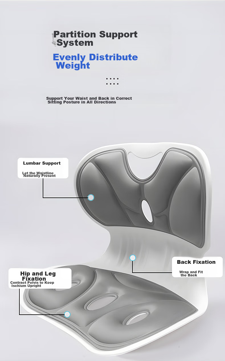 Jingmao Lumbar Support Cushion, Comfortable for Long Sitting, Office And Home Use, Back Support Pad, Waist Brace, Hunchback Correction Seat Cushio 14