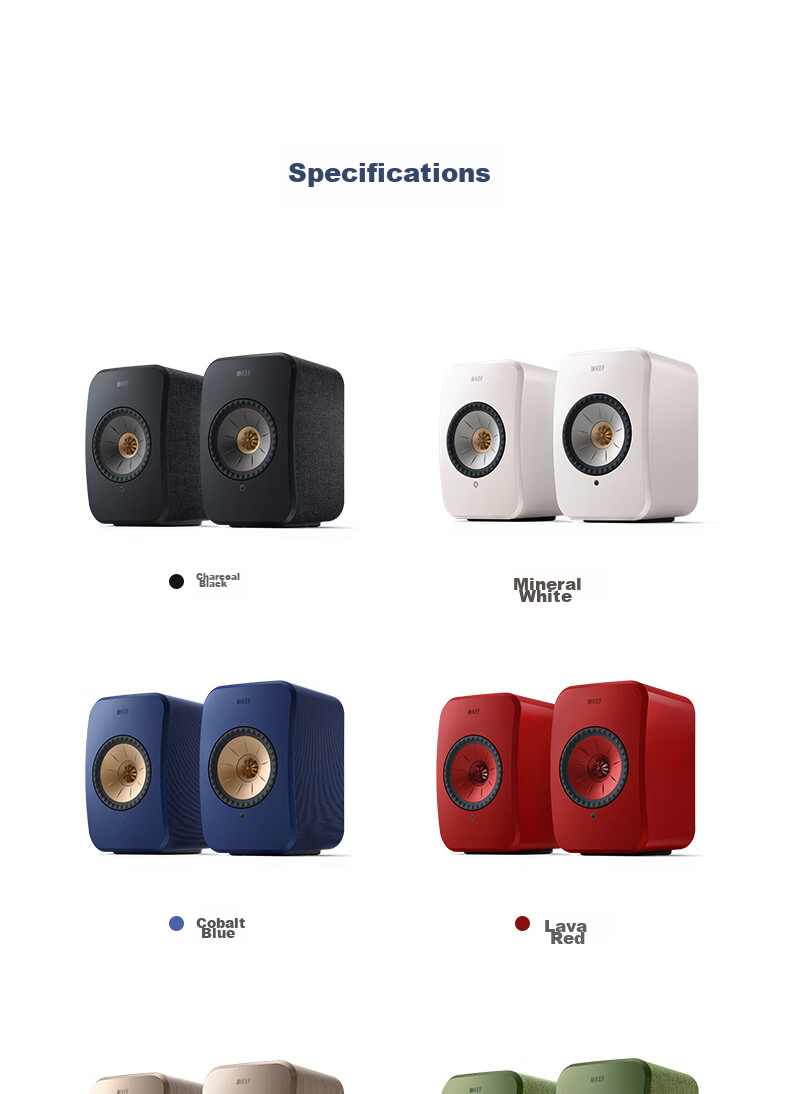 KEF LSX II Desktop Computer Speakers, Wireless HiFi 2.0 Stereo Bluetooth Active Speakers, High-Fidelity Living Room TV Sound System, Gift Subsidy, Carbon Black Color 28