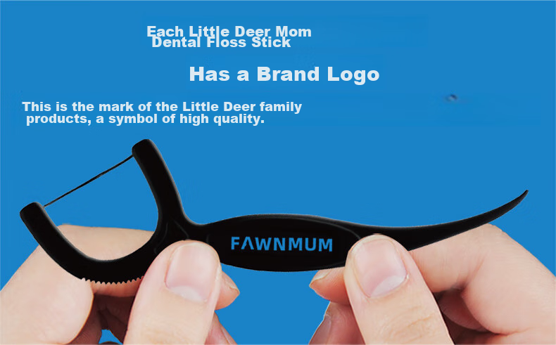 FAWNMUM Dental Floss Picks Ultra-Thin Toothpicks Family Pack, 3 Boxes, 150 Pieces 6