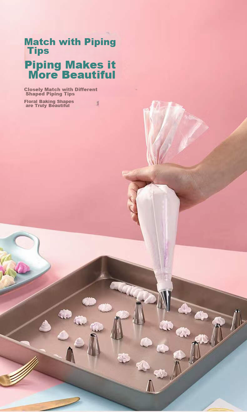 COOKSS Baby Food Mold, Disposable Piping Bags, Piping Tips, Baby Food Tools, Cream Squeezing Bags, Baking Set 5