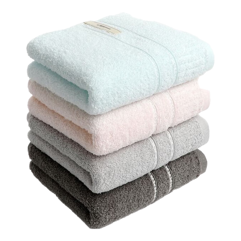 Grace 10A Grade Antibacterial Pure Cotton Towels, 4-Pack, Xinjiang Long-Staple Cotton, Face Towels for Men And Women, Sports Towels