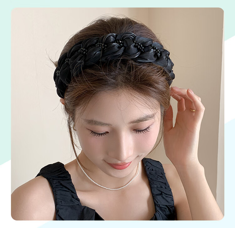 CHIMERA Heightening Top 3D Bow Headband, Fabric Headband, Elegant Hair Accessory for Women, Mid-Autumn Festival Gift 2