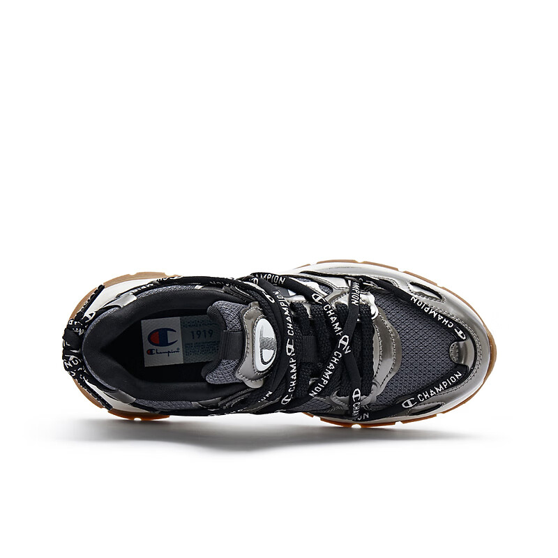 Champion American Dad Shoes for Women And Men, Casual Fashion Korean-Style Thick-Soled Height-Increasing Dad Shoes 24FWC12 Deep Silver