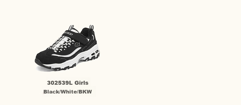 Skechers Kids' Self-Owned Milk Tea Bear Children's Shoes Autumn and Winter Girls' Sports Shoes Big Kids' Running Shoes Panda Shoes 302526L 9