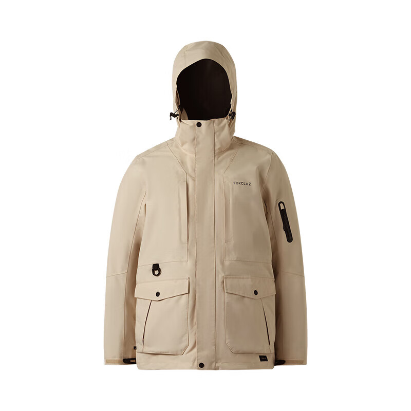DECATHLON Windproof And Waterproof Detachable Down Three-In Jacket, Outdoor Warm Mountaineering Coat, Men's Style 4684654