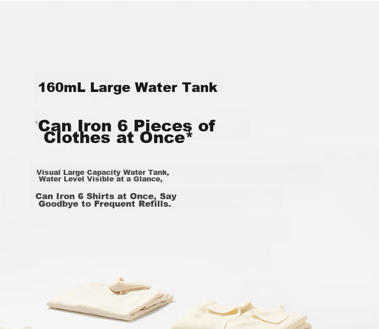 Mijia Handheld Garment Steamer 2, 18g/min Maximum Steam Output, Compact Steam Iron, Wrinkle Remover, Bean-Shaped Iron MJGTJ02LF 11