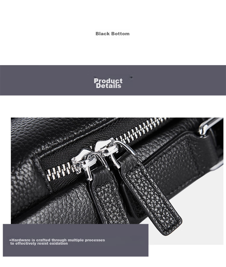 BOSTANTEN Shoulder Crossbody Bag for Men, Business Small Square Bag, Top-Grain Leather Vertical Trendy Mini Backpack Messenger Bag 18