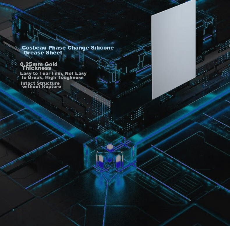 COXBYTE Phase Change Silicone Pad (CPU/GPU Cooling) TPK-30 Gaming Laptop Graphics Card Core Dedicated Cooling Thermal Patch 20*30mm 5