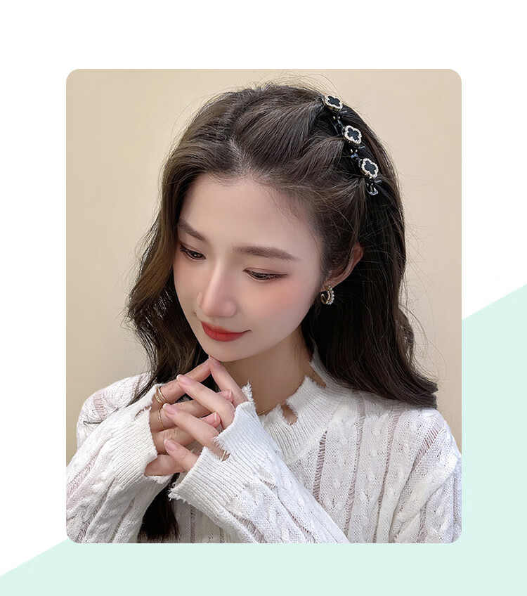CHIMERA 2 Pieces Bangs Side Clips, Korean Internet Celebrity Barrettes, Duck Bill Clips for Women, Hairpins, Mid-Autumn Festival Gift 17