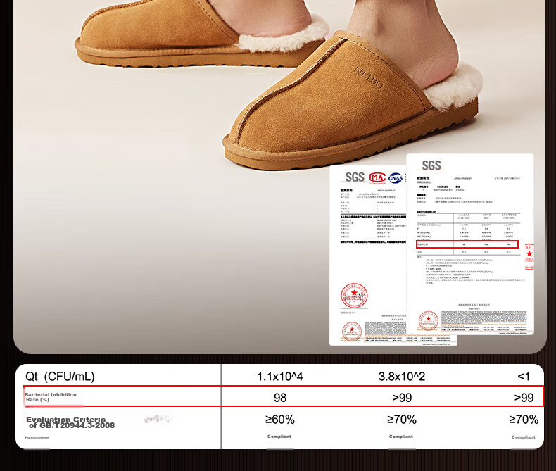 NEIBO [Cold-Resistant And Warm] Sheepskin And Wool Integrated Slippers for Men, Winter Indoor And Outdoor Wear, High-Quality Latex, Odor-Free, Chestnut Color, Size 44 12