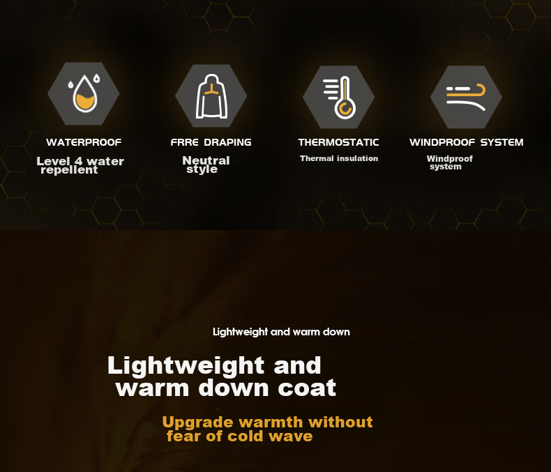CAMEL Outdoor down Jacket, Autumn And Winter New Style for Men And Women, Windproof, Water-Repellent, Cold-Resistant, Warm, High-Fill Power Puffer Jacket, XS 4