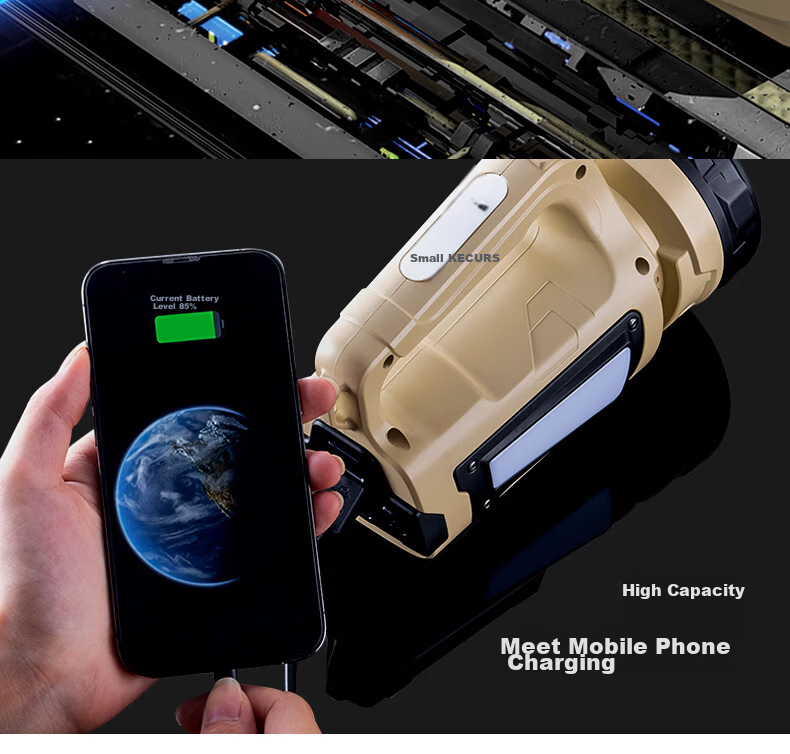 Xiaoyeren Multifunctional High-Power Flashlight Outdoor Long Battery Life Military Super Bright Home Patrol Work Auto Repair Rechargeable Camping Light 13