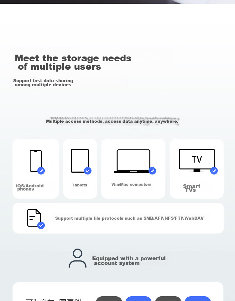 Synology DS124 Quad-Core Single-Bay NAS Network Storage Private Cloud Smart Album Automatic File Storage 7