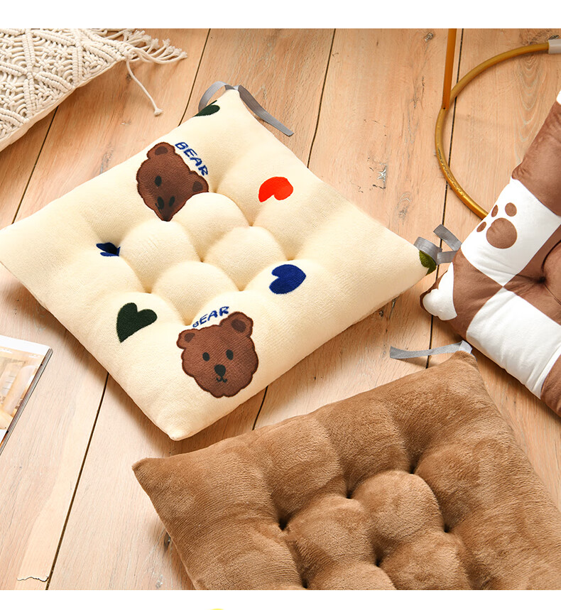 Jingxun Chair Cushion, High School Student Seat Pad, Classroom Stool, Office Chair Cushion, Long-Sitting Aid 11