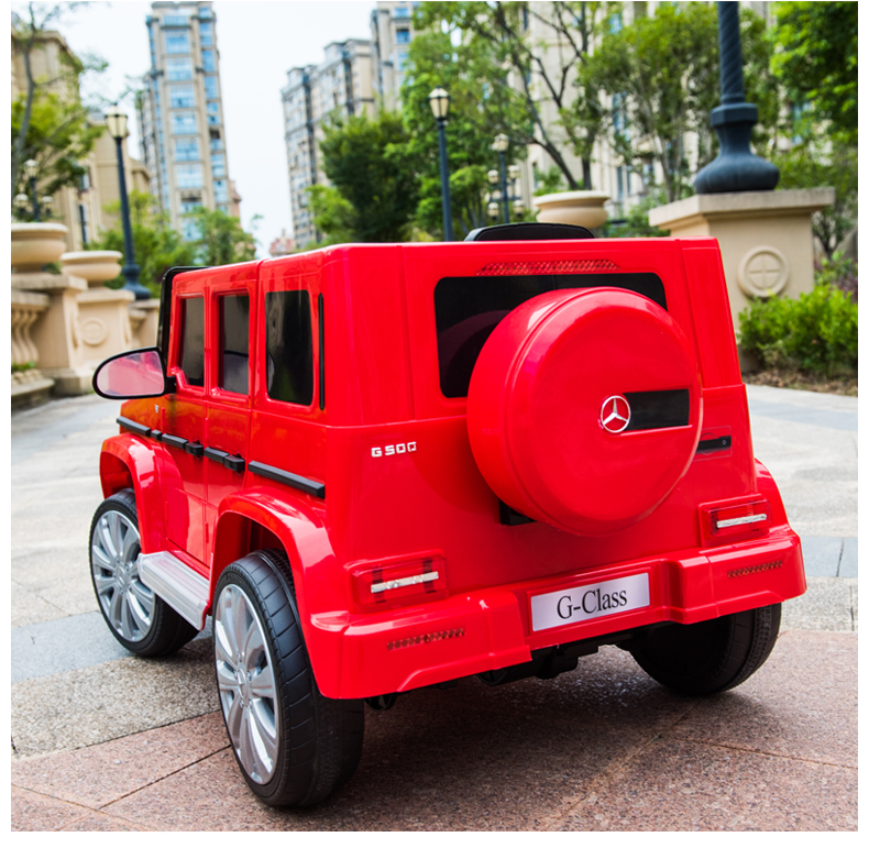 BeRica Mercedes-Benz Authorized Mercedes-Benz G-Class Electric Children's Scooter, Four-Wheel Drive, Remote Control, Rideable, 3C Certified, Off-Road Gift 7