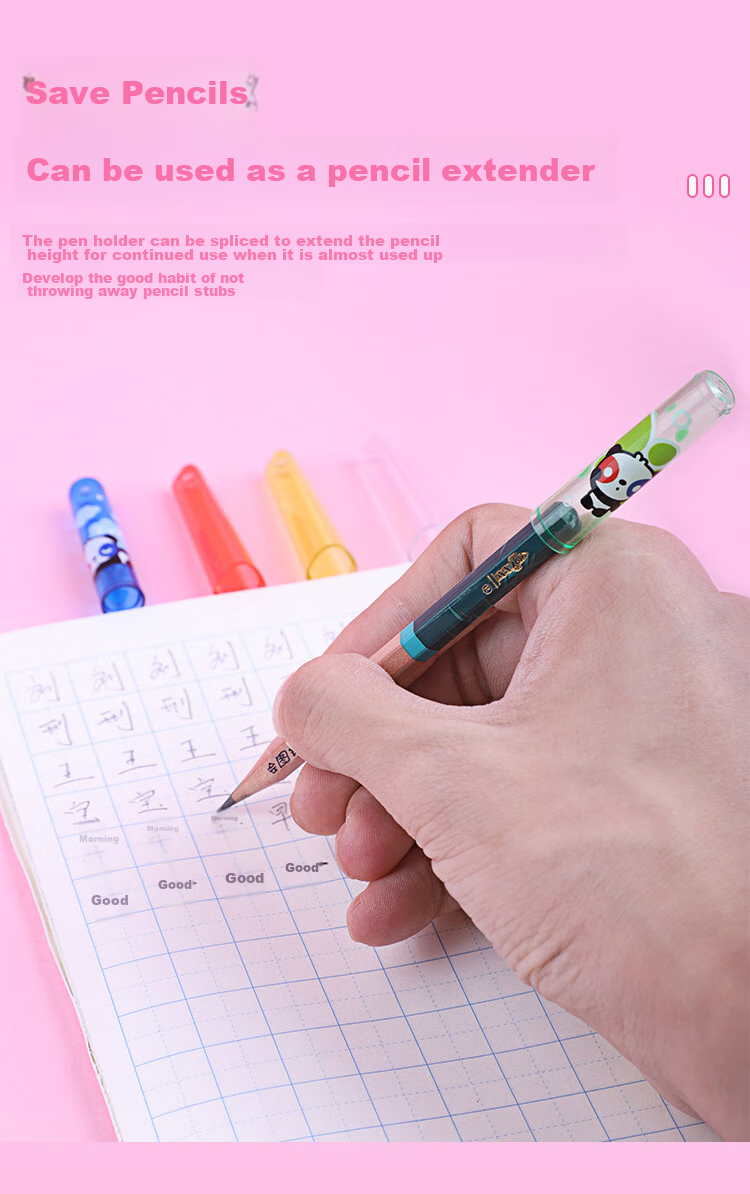 Zhonghua [Best-Selling Product] Pencil Caps 30-Pack Regular Pencil Extenders / Pencil Grips Protect Pencil Tips from Dirt, Essential for School, Mixed Colors Box Set P3000 10