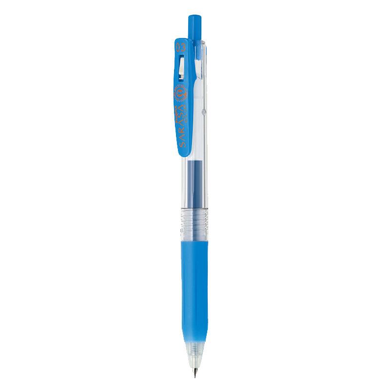 ZEBRA Retractable Gel Pen 0.3mm Bullet Tip Liquid Ink Pen for Finance Accounting Bookkeeping Signature JJH15 Pink Blue