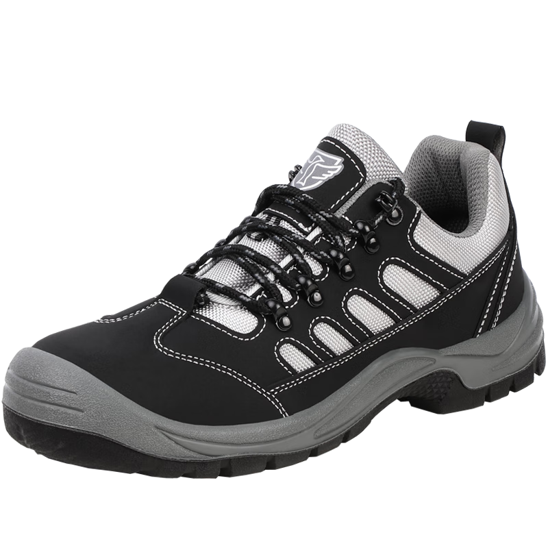 JUNBU Men's Breathable Safety Work Shoes Steel Toe Anti-Smash Anti-Puncture Wear-Resistant Protective Functional Shoes 2083 Size 41