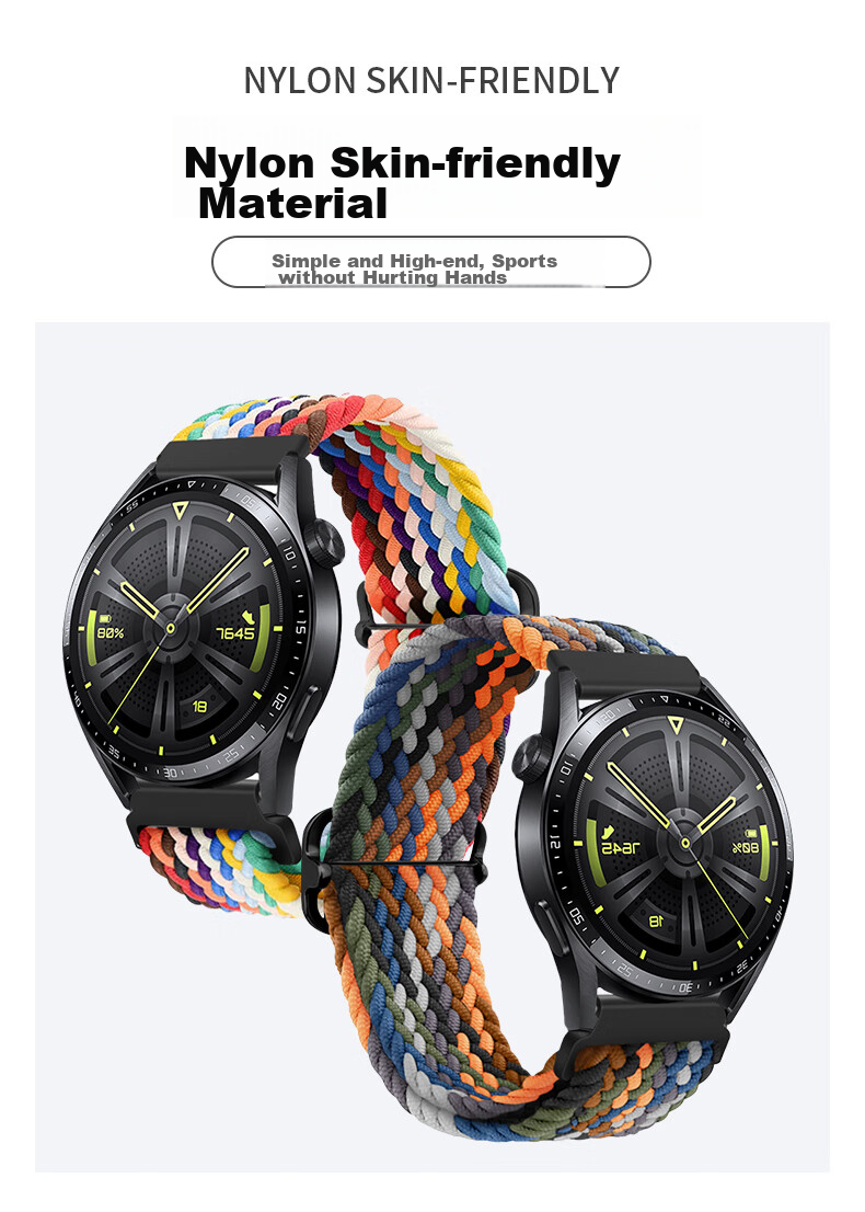 Weiqiantu [Magnetic Umbrella Buckle] Compatible with Huawei GT7/GT6/GT5/Pro Watch Band, Watch6/5/Pro/Watch4pro/Buds2 Watch Strap, GT3/4 Master 2 5