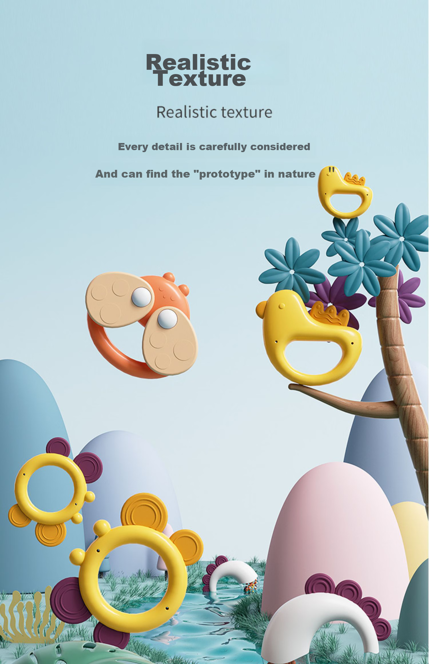 BFU Baby Rattle Toy, Newborn Gift Box, Teether, Soothing Grip Toys, Gifts for Infants Aged 0-1 Year Old 17