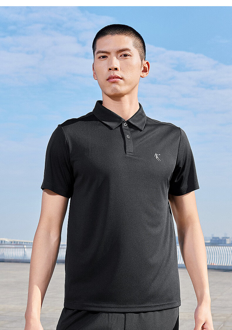 QIAODAN POLO Shirt, Men's T-Shirt, Comfortable Business Casual, Summer Quick-Dry Short Sleeve, Men's Sports Top 4