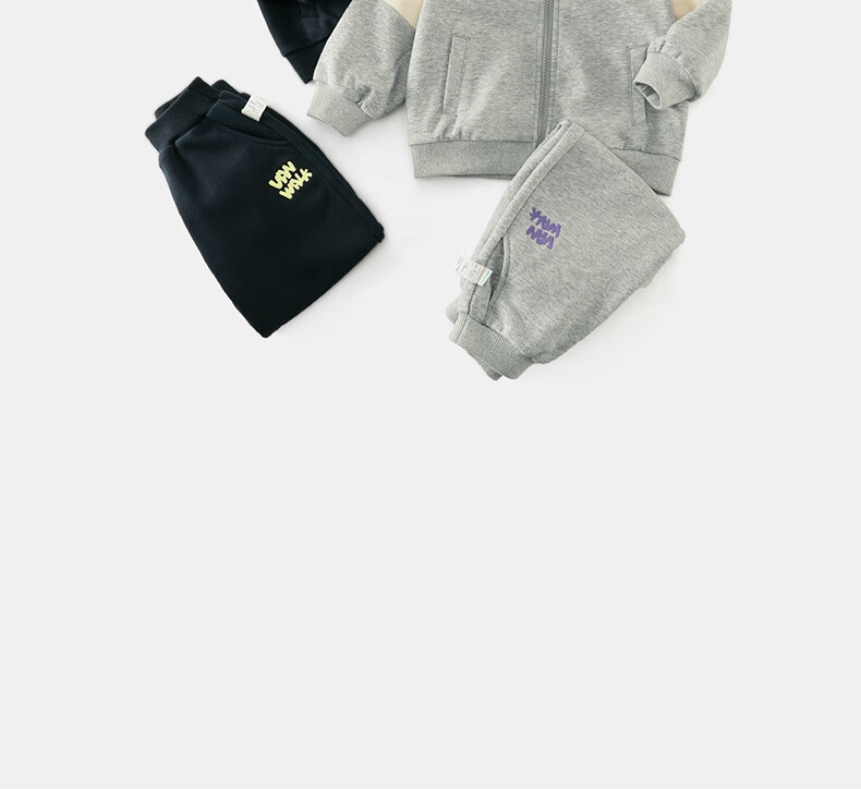 Ciciibear Baby Sports Set Spring And Autumn Style, Boys' Open-Front Spring Outfit Two-Piece Set, Children's Jacket School Uniform, New for 2024 6