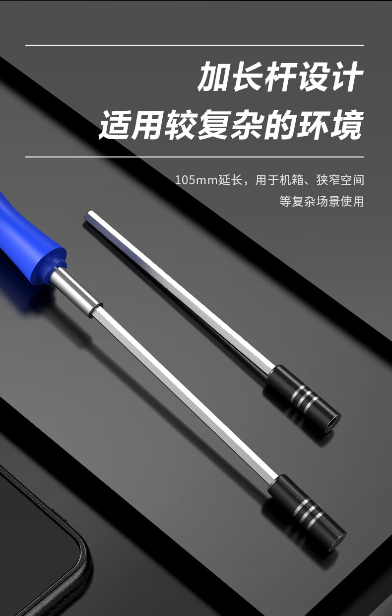 Ruineng Precision Screwdriver Set, 33 Pieces, Multi-Functional Household Tools for Laptop And Phone Repair And Disassembly 7