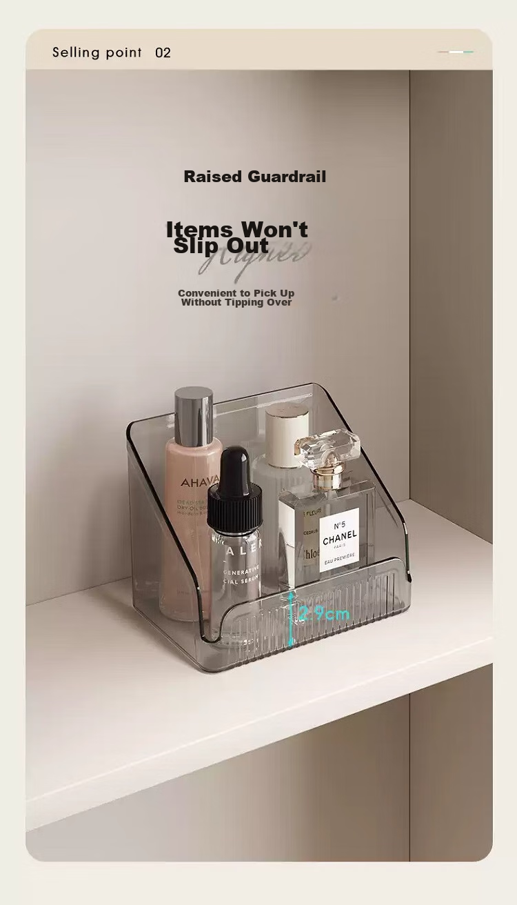 BDO Mirror Cabinet Storage Box, Desktop Cosmetic Lipstick Organizer, Bathroom Storage Container, Large Storage Rack 4