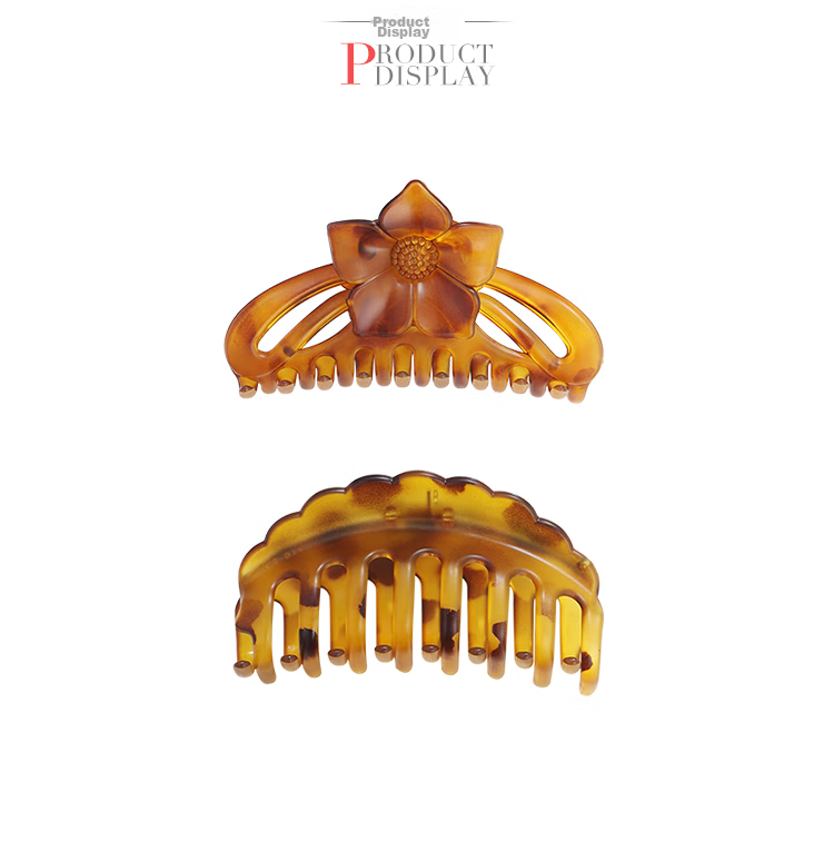 CHIMERA 2-Piece Bath Claw Hair Clip, Hair Accessory, Korean-Style Hair Clip, Back of Head Clip, Ponytail Hair Clip, Hair Barrette 4