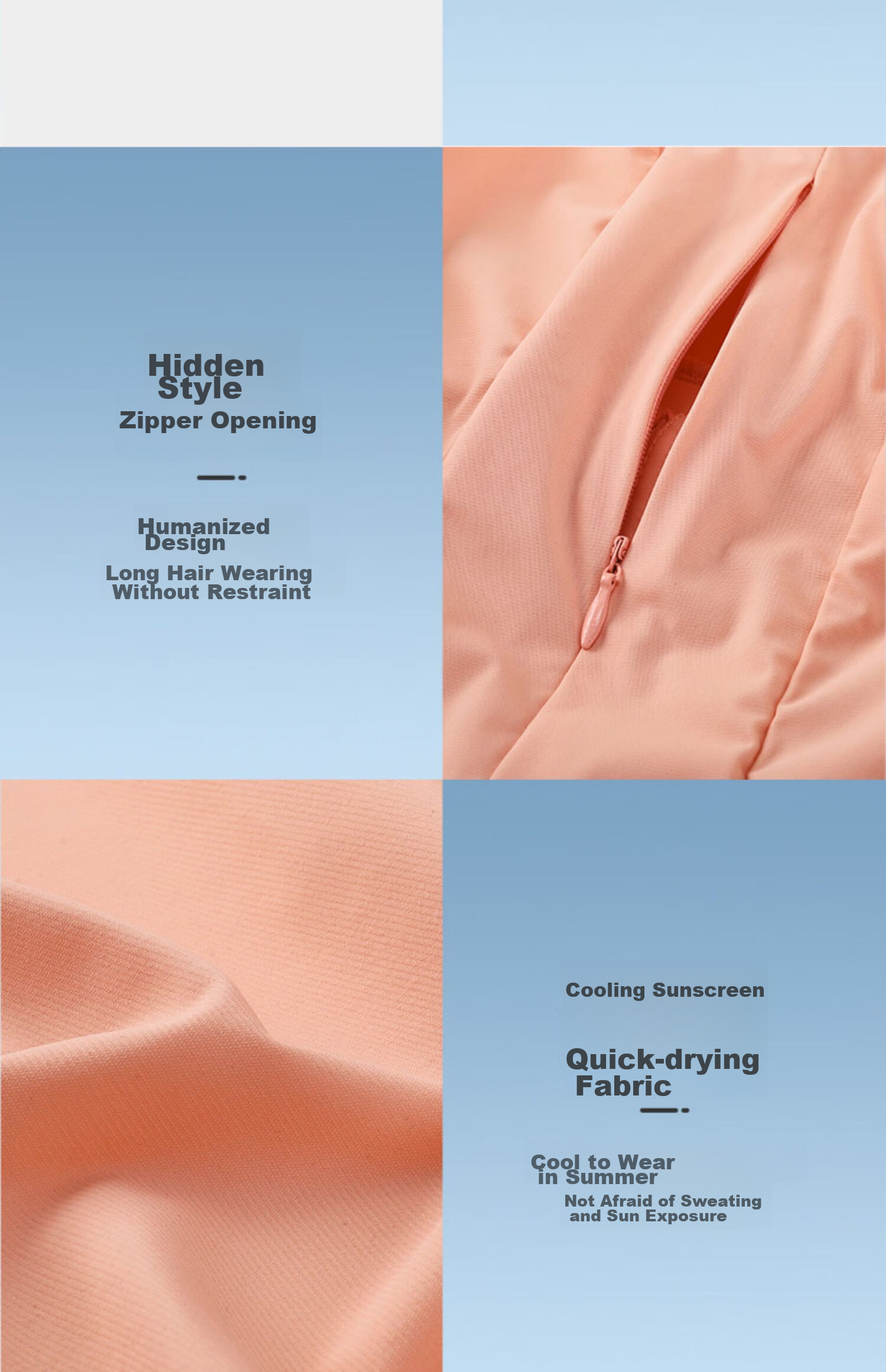CAMEL Women's Sun Protection Clothing for Spring And Summer, UV Protection UPF50 Outdoor Short Skin Coat A0S142120 15