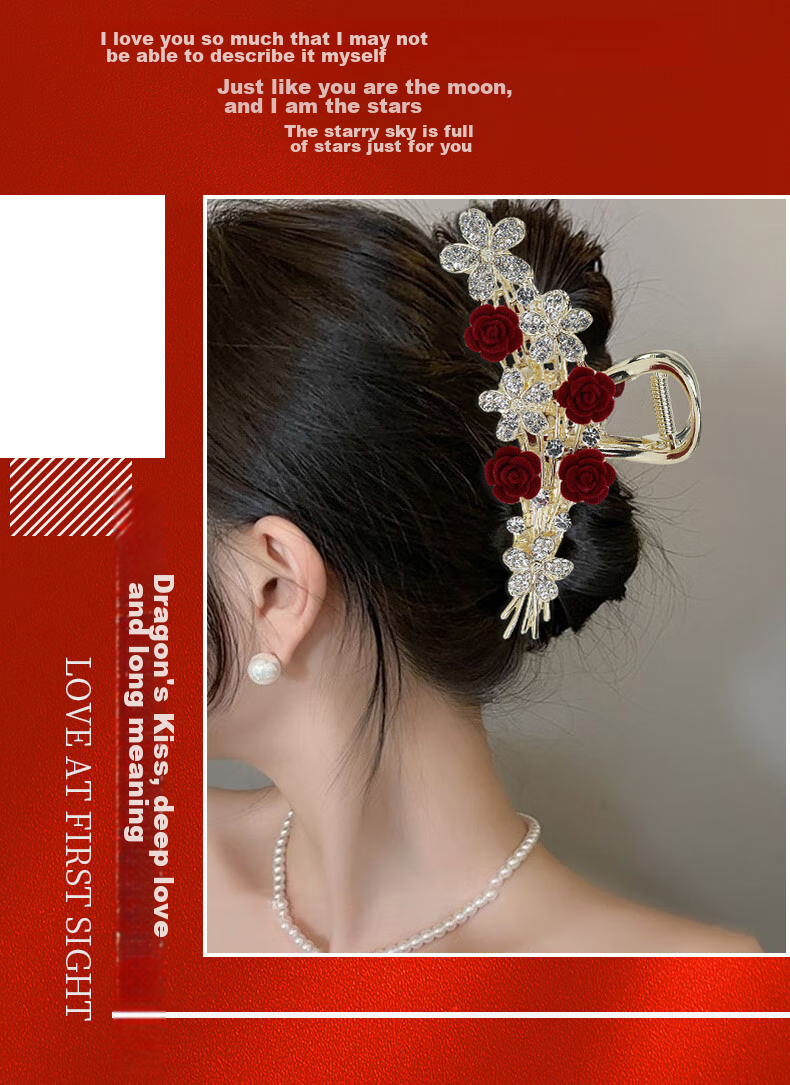 Gunai Hair Clip for Women, High-End 2025 Bun Maker, Shark Clip, New Year Gift for Girls, Practical And Thoughtful 4