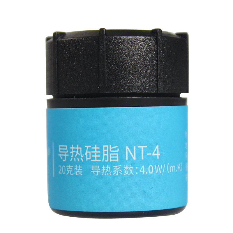 NVV NT-4 Thermal Silicone Grease, CPU Cooling Paste, Heat Conductor for Mobile Phone Chips, Desktop And Laptop Graphics Card Cooling, Thermal Conductivity 4.0W/20g Large Capacity
