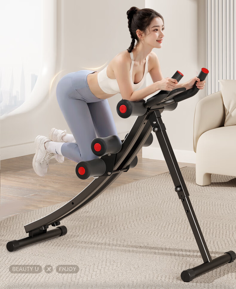 XTEP Abdominal Exercise Machine for Waist Shaping, Home Sit-Ups, Men's And Women's Abdominal Trainer, Indoor Multi-Functional Belly Fat Reduction Fitness Equipment 3