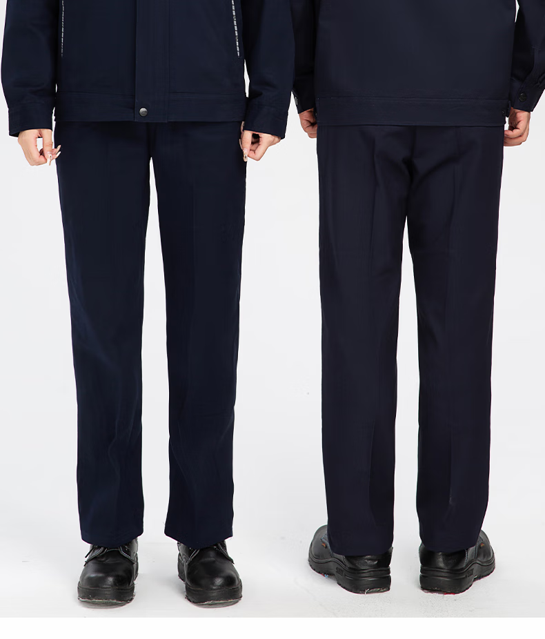 Laurie Anti-Static Spring and Autumn Work Pants Durable and Stain-Resistant Workwear Comfortable and Wear-Resistant Electrician Grid Auto Repair Labor Protection Pants Customizable 4